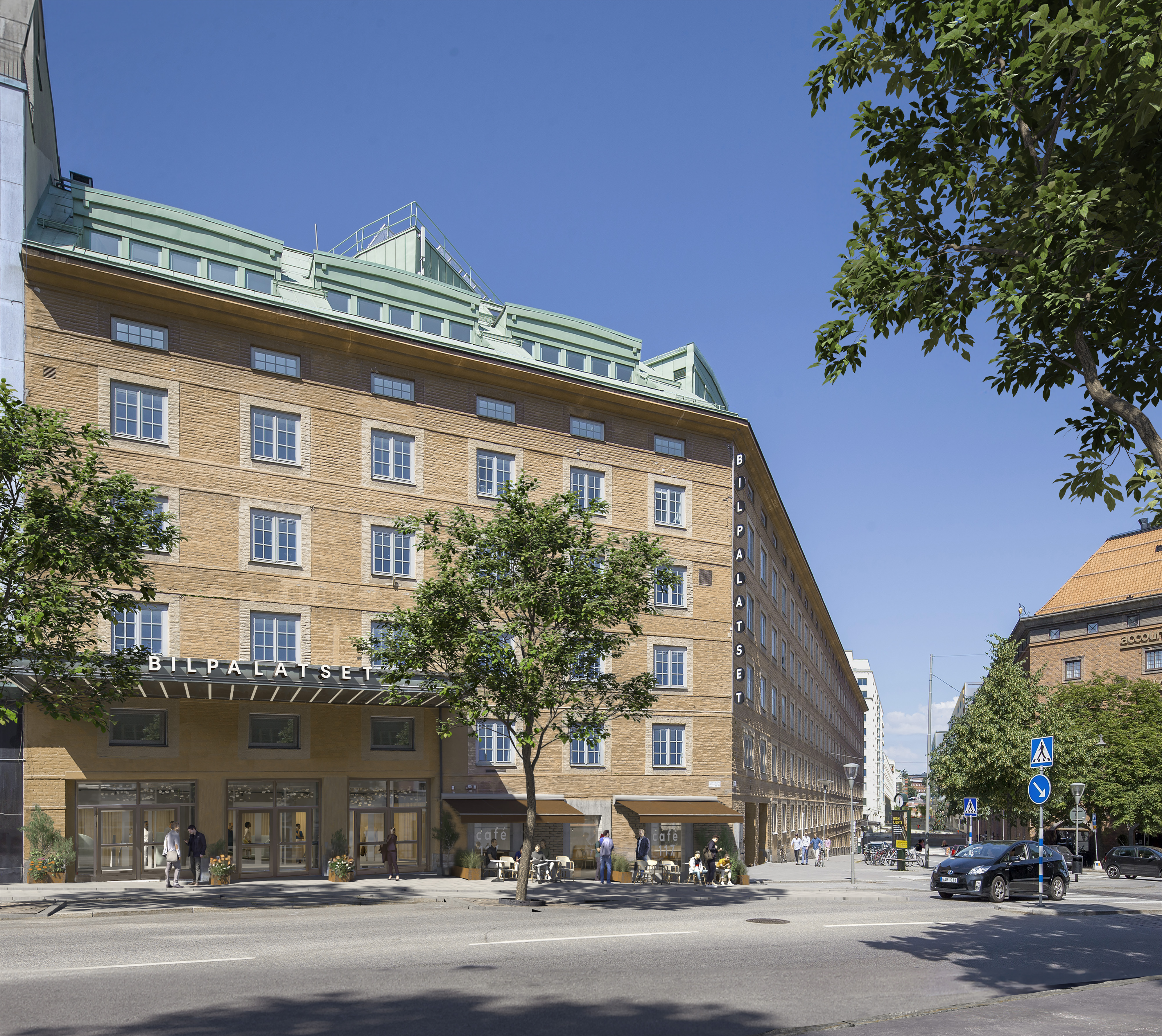 Alternate exterior angle of Bilpalatset