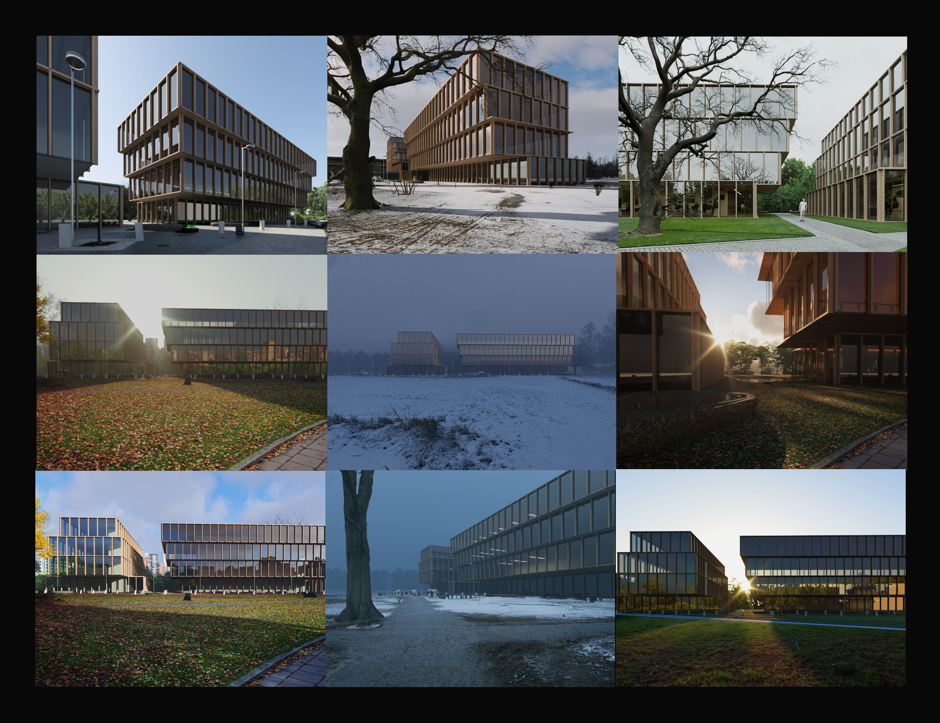 Early concept visualization mood collage